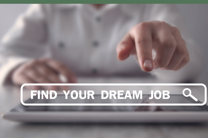 Find Your Dream Job. Business Concept